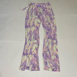 48. Zara Colorful Swirl Pattern Pants
